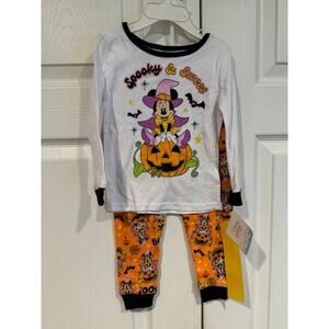 Disney Baby Minnie “Spooky & Sweet” Halloween 2 Piece Set of Pajamas 24 Months